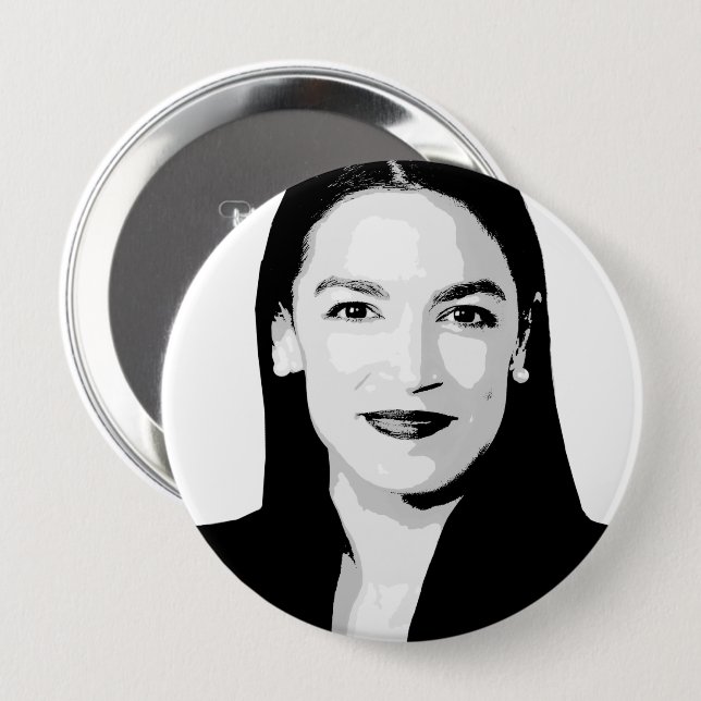 Alexandria Ocasio-Cortez Knapp (Framsida & baksida)