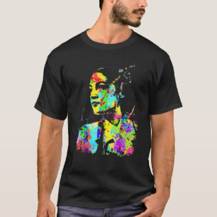 Alexandria Ocasio Cortez Watercolor Painting Art T Shirt