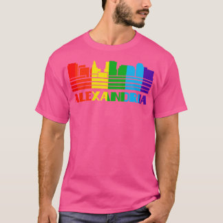 Alexandria Pride Alexandria LGBT Gift LGBTQ Suppo T Shirt