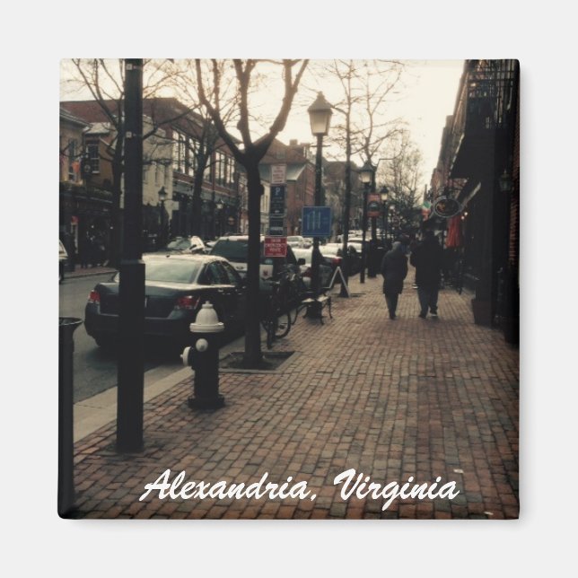 Alexandria Street Photo magnet (Framsidan)