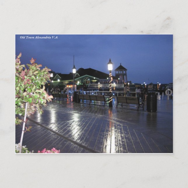 Alexandria V.A. Postcard Vykort (Framsida)