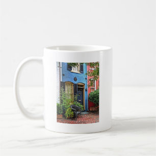 Alexandria VA -  Byggnad med brandmärke Kaffemugg