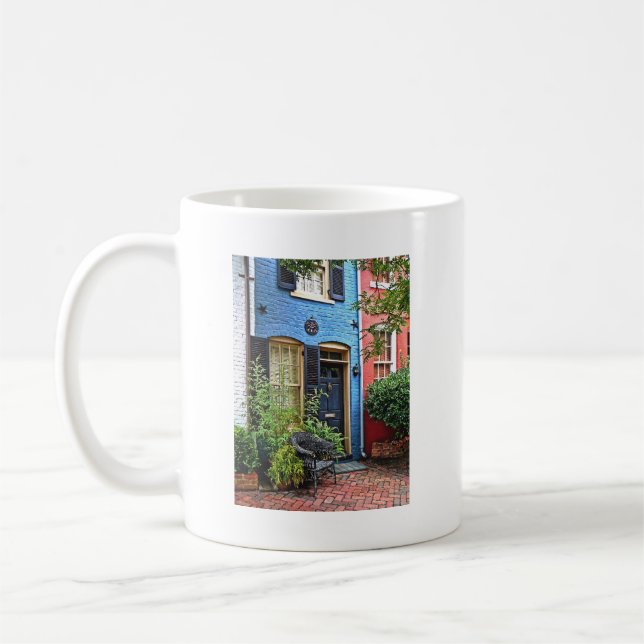 Alexandria VA -  Byggnad med brandmärke Kaffemugg (Vänster)