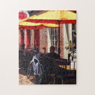 Alexandria VA - Restaurant på Kung Street Pussel
