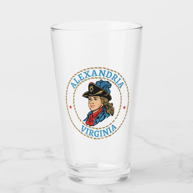 Alexandria Virginia Colonial Glaskopp (Framsida)