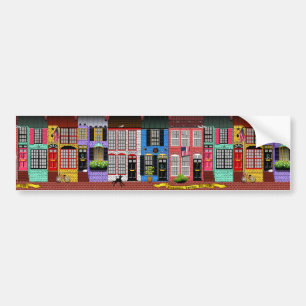 Alexandria, Virginia Townhouse Bildekal