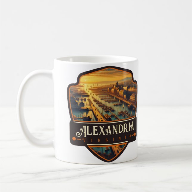 Alexandria, Virginia | Vintage Kaffemugg (Vänster)