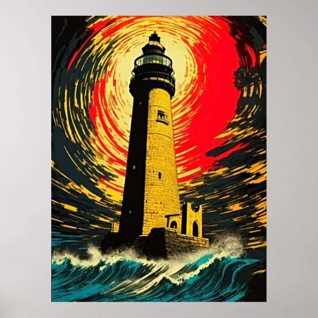 Alexandrias fyr: Rymdtidsverklighet Poster (Framsidan)