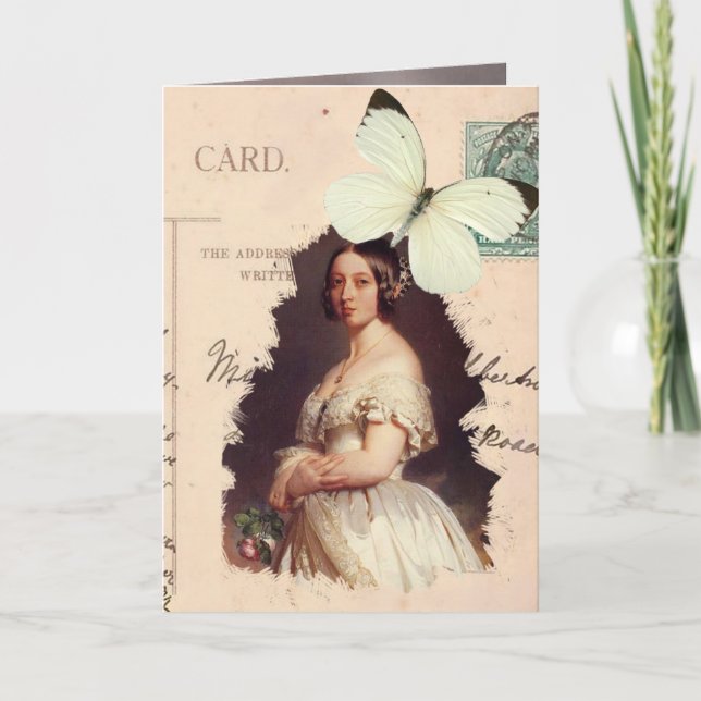 Alexandrina Victoria Grattis på födelsedagen Kort (Framsida)