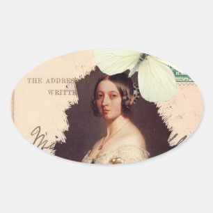 Alexandrina Victoria Ovalt Klistermärke