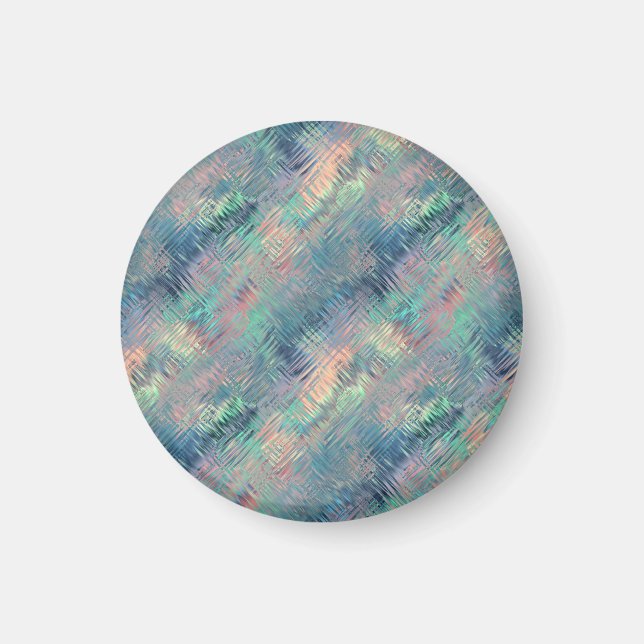 Alexandrite Blue Glassy Struktur Magnet (Framsidan)