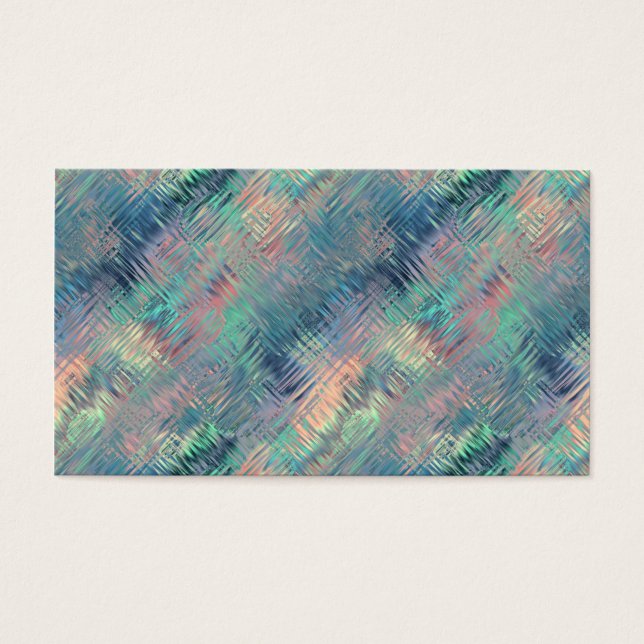 Alexandrite Blue Glassy Struktur Visitkort (Framsidan)