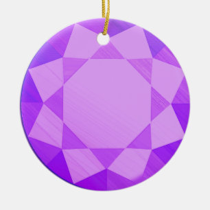 Alexandrite Gemstone/Jewel Graphic Image Julgransprydnad Keramik