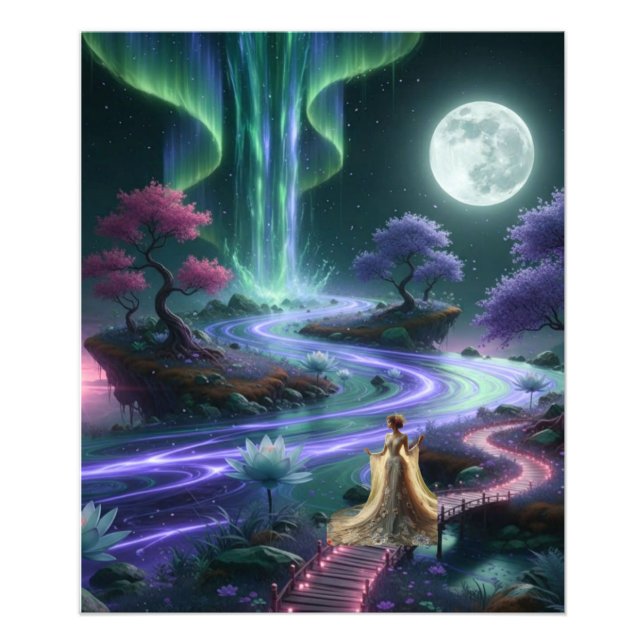 AlexDizaine "The Path of Light" Premium Wall Art Fototryck (Framsidan)