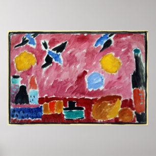 Alexej von Jawlensky still Life with Flaska, Bread Poster