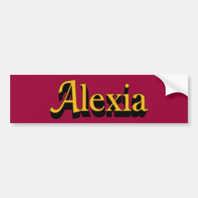 Alexia Bildäckklistermärke Bildekal (Framsidan)