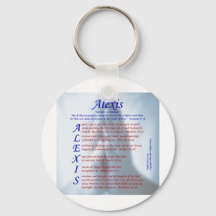 Alexis Acrostic Nyckelring