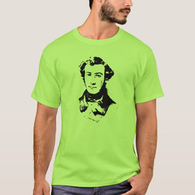 Alexis de Tocqueville T-shirt (Framsida)