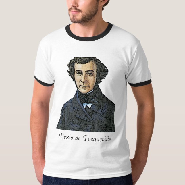 Alexis de Tocqueville T-shirt (Framsida)