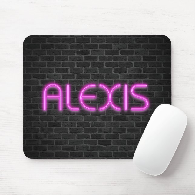 ALEXIS hos Rosa Neon Ljus Musmatta (Med mus)