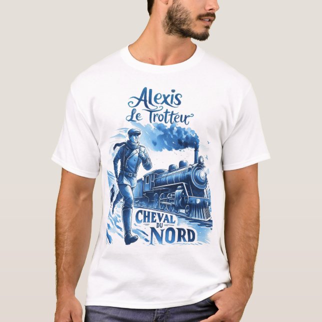 Alexis le Trotteur, cheval du nord T Shirt (Framsida)