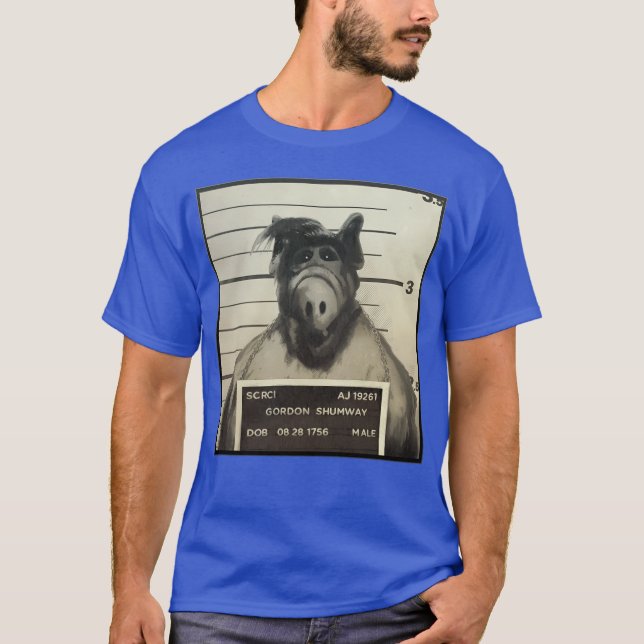 Alf Mugshot vän T Shirt (Framsida)