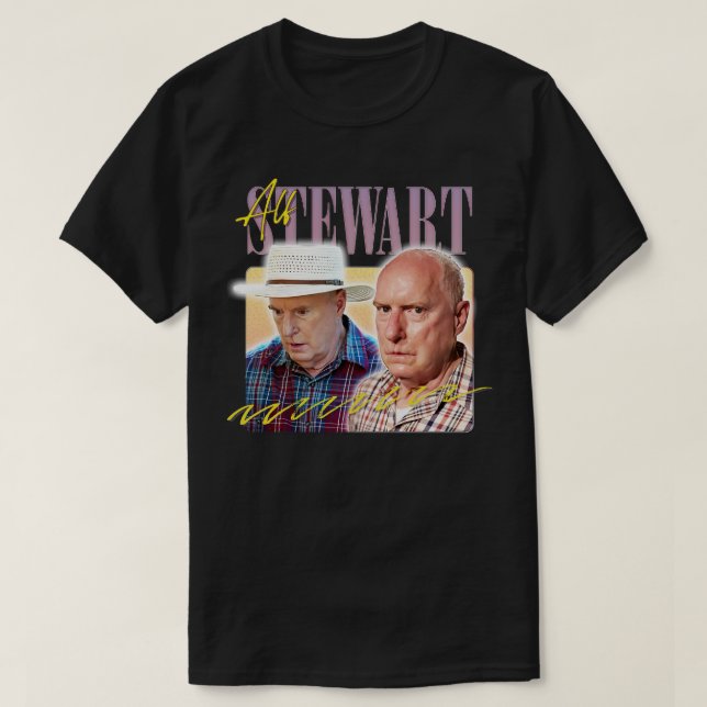 Alf Stewart Home Away 80s Aesthetic Fläkt Art T Shirt (Design framsida)