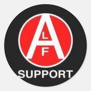ALF-stöd Runt Klistermärke
