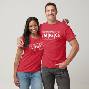 Alfa (Al-Pa-Ca), periodisk stavning av Inslag T Shirt