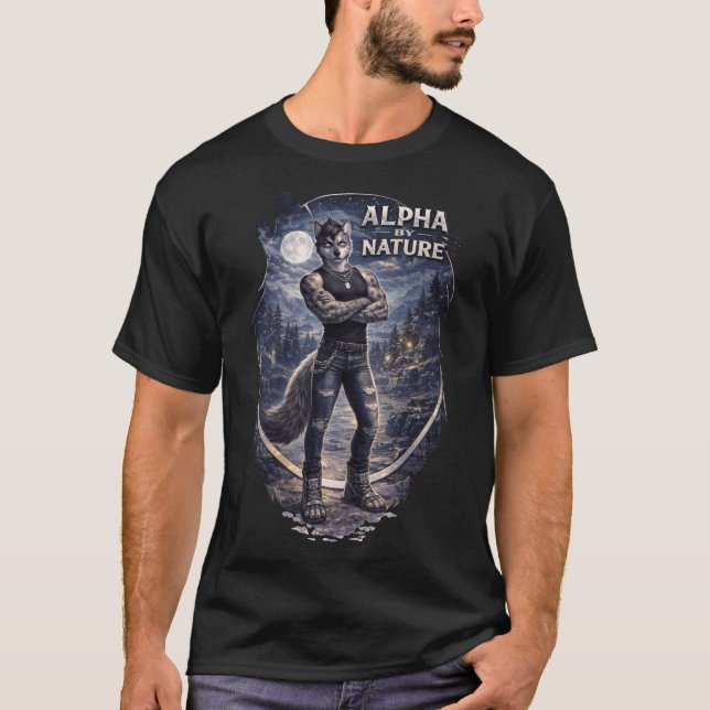 Alfa av naturen t shirt (Framsida)