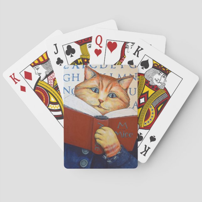 Alfa Betty Cat-spelkort Casinokort (Baksidan)