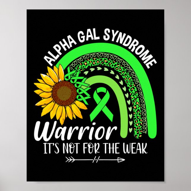 Alfa Gal Syndrom Syndrome Awareness Poster (Framsidan)