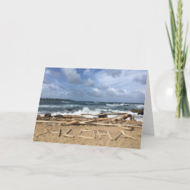 Alfa-gratulationskort Kort