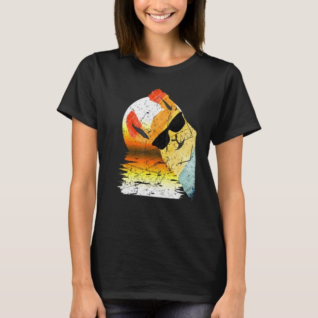 Alfa-lama med solglasögon t shirt (Framsida)