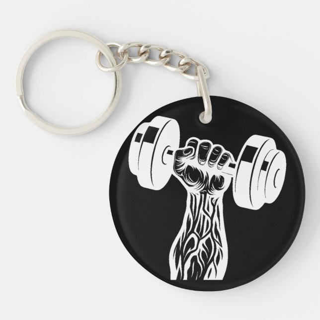 Alfa Lifter Black Keychain - design (Framsidan)