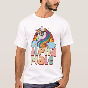 Alfa Male Ironic Unicorn 2 T Shirt