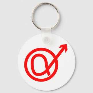 Alfa Male-tecken Nyckelring