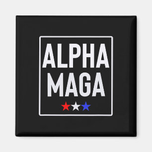 Alfa Mega Trump 2024 Valutformning Magnet