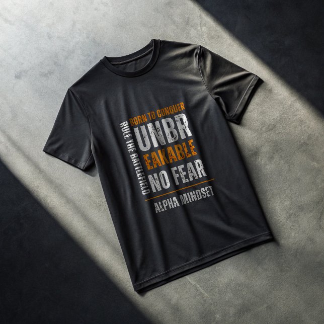 Alfa-mindset T-Shirt - Gymdräkter för sparande (Skapare uppladdad)