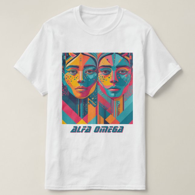 " ALFA OMEGA " T SHIRT (Design framsida)