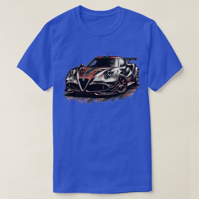 Alfa Romeo 4C 14 T Shirt (Design framsida)
