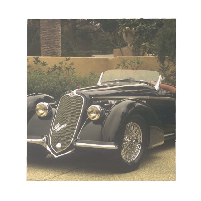 Alfa Romeo 8C 2900B är ett mycket sällsynt och myc Anteckningsblock (Framsida)