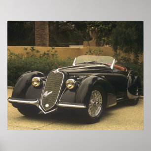 Alfa Romeo 8C 2900B är ett mycket sällsynt och myc Poster
