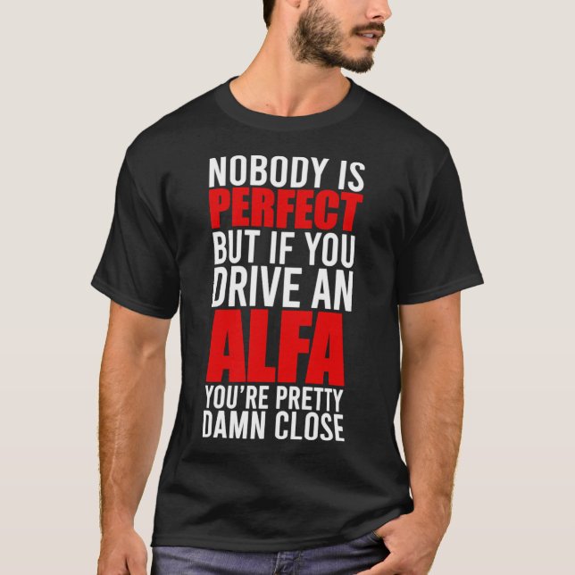 Alfa Romeo Alfa Romeo Owners Classic T-Shirt (Framsida)
