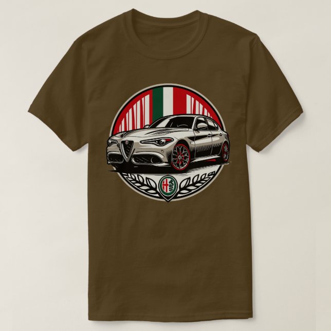 Alfa Romeo Giulia 11 T Shirt (Design framsida)