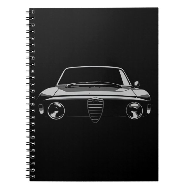Alfa Romeo Giulia Sprint GTA Anteckningsbok (Framsidan)