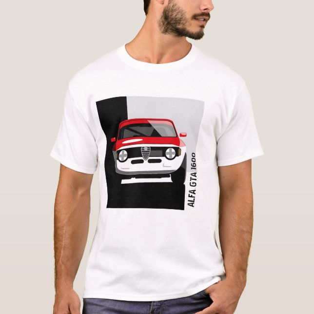 Alfa Romeo Giulia Sprint GTA T Shirt (Framsida)