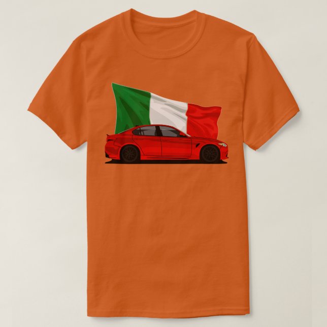 Alfa Romeo Giulia T Shirt (Design framsida)