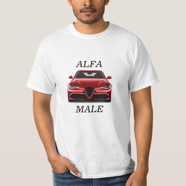 Alfa Romeo Giulia T Shirt (Framsida)