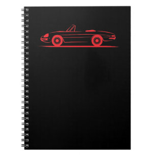 Alfa Romeo Giulietta Spider Spyder Duetto Student Anteckningsbok